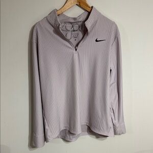 Nike Women's Lavender Quarter-Zip Sweatshirt